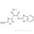 S-2-BENZOTHIAZOLYL (Z) -2- (5-AMINO-1,2,4-THIADIAZOL-3-YL) -2-METHOXYIMINO THIOACETATE CAS 104797-47-9